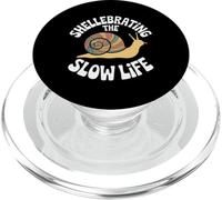 Shellebrating The Slow Life Lumaca Shell Slow Living PopSockets PopGrip per MagSafe
