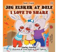 Shelley Admont Kidki I Love to Share (Danish English Bilingual Book (Tascabile)