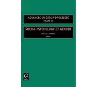 Shelley Joyce Correll Social Psychology of Gender (Copertina rigida)