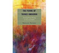 Shelley Savren The Forms of Things Unknown (Copertina rigida)
