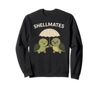 Shellmates Cute Turtle - Divertente Gioco di Parole Anime gemelle delle Tartarughe Marine Felpa