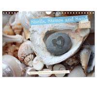 Shells, Stones and Sand (Wall Calendar 2026 DIN A4 landscape), CALVENDO 12 Month Wall Calendar: Maritime souvenirs awaken the longing for the sea