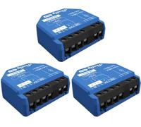 Shelly 1 Gen3-3 Pack | Relè interruttore intelligente WLAN con contatto a secco | Interruttore della luce | Domestica | Compatibile con Alexa & Google Home | App iOS Android | Nessun hub richiesto
