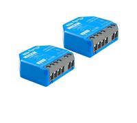 Shelly 1 Gen4 - Interruttore Relè Intelligente Wi-Fi, 1 Canale, 16A, Contatti Puliti, Domotica, Controllo Porta Garage, Nessun Hub Richiesto, Matter, Alexa, Google, HomeKit, Zigbee (2 Pezzi)