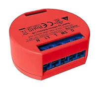 Shelly 1 PM Interruttore Relè Wi-Fi con Wattometro per Controllo Circuito Elettrico, potenza Massima 3.5 kW, Compatibile con Amazon Echo e Google Home, Rosso