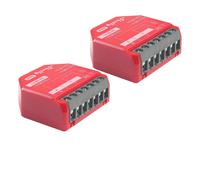 Shelly 1PM Gen4, interruttore relè intelligente, 1 canale, 16 A, misurazione della potenza, automazione domestica, nessun hub necessario, Alexa, Apple HomeKit & Google Home, Zigbee & Matter (2 pezzi)