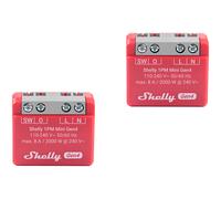 SHELLY 1PM Mini Gen4 2-pack 1-kanałowy mini moduł z pomiarem mocy dwupak