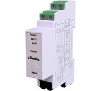 Shelly 3800240000000 Pro 3EM 400A Contatore elettrico Bluetooth, Wi-Fi