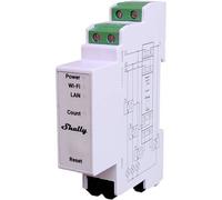 Shelly 3800240000000 Pro 3EM 400A Contatore elettrico Bluetooth, Wi-Fi
