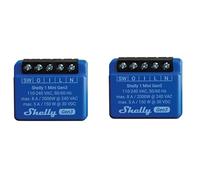 SHELLY Attuatore di commutazione Wi-Fi Plus 1 Mini Gen 3, blu, 2 pezzi