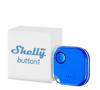 Shelly Blu Button 1 Blu, pulsante smart, Bluetooth, Attivazione di azioni e Scene, Chiudi/Apri o spegnere/Accendere dispositivi Diversi, tre modalità di clic, durata batteria 2 anni