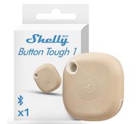 Shelly BLU Button Tough1, pulsante bluetooth per azioni smart | Ampia portata, segnale fino a 30m, configurazione 4 click, funzione trova dispositivo integrata, protocollo BThome, moka