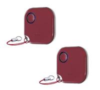 Shelly BLU Button1 | Confezione da 2 | Pulsante di azione e di attivazione della scena controllato Bluetooth | Domestica | App iOS Android | Lunga durata della batteria | Indicatore LED | Ampia