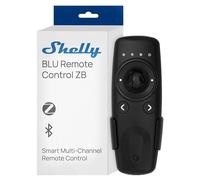 Shelly BLU Remote Control ZB - Telecomando smart Zigbee e Bluetooth per il controllo immediato di luci, tapparelle e scenari Nero