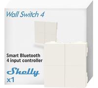 Shelly BLU Wall Switch 4 (Stand Alone) - Pulsante a muro Bluetooth 4 tasti
