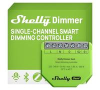 Shelly Dimmer Gen4 - Dimmer Smart WiFi, Certificato Matter, Per Luci Dimmerabili, Interruttore Zigbee, LED Strip, Timer, Senza Neutro, Nessun Hub Richiesto, Alexa, Google Home e Apple HomeKit