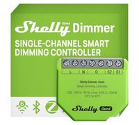 Shelly Dimmer Gen4 - Wi-Fi Smart Dimmer, certificato opaco, luci dimmerabili, interruttore della luce Zigbee, striscia LED, timer senza conduttore neutro, nessun hub richiesto, Alexa, Google & HomeKit