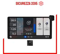 Shelly display a muro grande Wall Display X2 Nero + Sensore BLU H&T Nero
