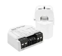 Shelly EM Gen3 Misuratore consumo elettrico Smart 1 canale + 1 Pinza amperometrica 50A monitoraggio monofase WiFi Bluetooth