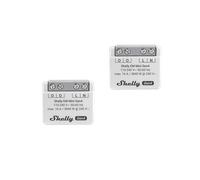 Shelly EM Mini Gen4 - Misuratore di Potenza Intelligente WiFi, 1 Canale, 16A, Domotica, Nessun Interruttore a Relè, Monitora il Consumo di Energia, Matter, Zigbee, Alexa & Google (2 Pezzi)