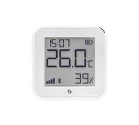 Shelly H&T Gen3 Bianco, Sensore Smart Wi-Fi di Temperatura e Umidità, Controllo e Monitoraggio da Remoto, Scene Intelligenti Termometro e Igrometro, Nessun Hub Richiesto, Alexa & Google Home
