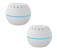 Shelly H&T - Set di 2 sensori di temperatura Smart Home e misuratore di umidità dell'aria, misuratore digitale controllato tramite app, WLAN, Alexa & Google Home, termometro WiFi e igrometro