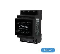 "Shelly LAN Switch DIN Rail, 5 Porte RJ45, 100Mbps, LED Indicatori"