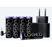 LOQED Power Kit - Alimentatore con batterie ricaricabili per LOQED Touch Smart Lock