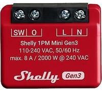 Shelly Mini 1PM Gen3 Wi-Fi E Bluetooth Relè Interruttore Potenza Misurazione