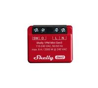 Shelly Mini 1PM Gen3 x2 Wi-Fi e Bluetooth Smart Relais 3800235261606