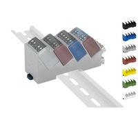 Shelly-MINI - Supporto per guida DIN "Quadro" (35 mm) (grigio Prime)