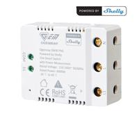 Shelly Ogemray 25A Smart Relay Wi-Fi/Bluetooth, Misurazione Potenza, No HUB