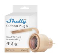 Shelly Outdoor Plug S Gen3 - Presa Smart WiFi da Esterno IP44, Matter, 12A 2500W, Illuminazione Esterna, Misurazione della Potenza, Timer, Automazione Esterna, Alexa, Google Home, Apple HomeKit