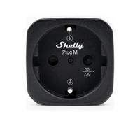 Shelly Plug M Gen3 Black 4-Pack Power Metering Smart Shelly_Plug_M_Gen3_4er_s