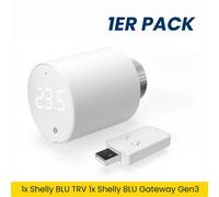 Shelly · Plug & Play · "TRV" · Termostato per radiatore · WLAN · Batteria