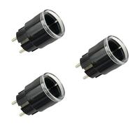 Shelly Plug S MTR Gen3 Nero, confezione da 3 prese intelligenti certificate opaco con monitoraggio della corrente e display LED multicolore, telecomando iOS Android APP, Google Home+Alexa, timer