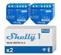 Shelly Plus 1 interruttore WiFi, confezione da 2 pezzi