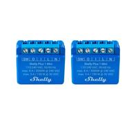 Shelly 1 Mini Gen3, Relè Intelligente WiFi e Bluetooth, 1 Canale, 8A, Domotica, Contatti Puliti, Controllo Remoto Luci, Dimensioni Compatte, Alexa e Google Home, iOS e Android (2 pezzi)