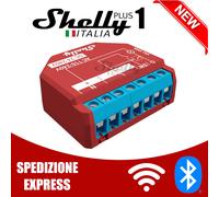 Shelly Plus 1 PM interruttore one WiFi Bluetooth Alexa e Google Home smart home