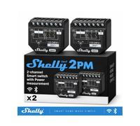 Shelly Plus 2PM Gen3 - Smart Relay Tapparelle 16A AC/DC WiFi/BT/Matter + PM - 2