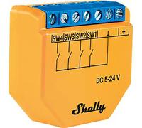 Shelly Plus i4 DC Modulo scenario Wi-Fi, Bluetooth