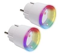 Shelly Plus Plug S confezione doppia Presa intelligente compatibile con Alexa e Google Home, programmabile con controllo vocale, Bluetooth; dispositivo Wi-Fi per l'automazione dei dispositivi