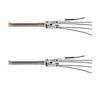 Shelly Plus Uni | Confezione da 2 | Modulo intelligente Wi-Fi e Bluetooth controllato con contatti senza potenziali | Automazione domestica | Nessun hub richiesto | Misuratore di tensione preciso |