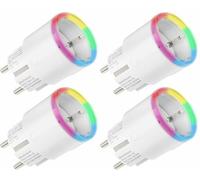 SHELLY 4 prese Wi-Fi Plug S Gen3, colore bianco opaco