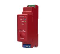 Shelly Pro 1PM 16A AC Interruttore relè Smart su guida DIN 1 canale monitoraggio consumi LAN WiFi Bluetooth