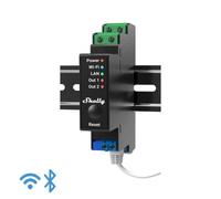 Shelly Pro 2PM - Relè Smart 2ch con WiFi/Bluetooth, Misurazione Potenza