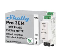 Shelly Pro 3EM (120A) Misuratore di Energia Trifase Smart Wi Fi & LAN su Guida