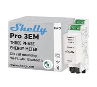 SHELLY Pro 3EM WLAN Energiemesser 3 Phasen/3x120A/Messung/Hutschiene