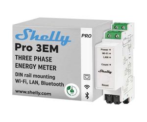 SHELLY PRO 3EM + 3x 120A CURRENT TRANSFORMER