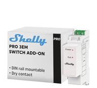 Shelly Pro 3EM Switch Add-On 2A Interruttore isolato Smart su guida DIN contatto pulito ON/OFF accessorio per Shelly Pro 3EM